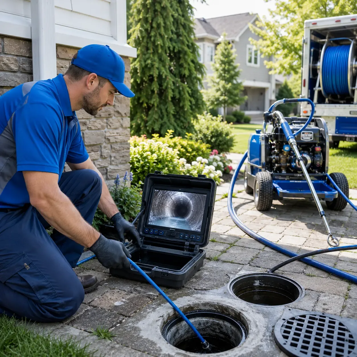Outdoor drain cleaning professionals serving Mount Airy, MD